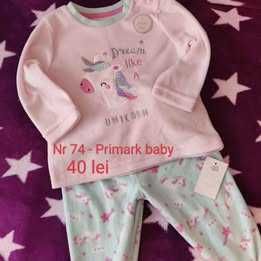 Set fetita Primark imprimeu unicorn -nr. 74