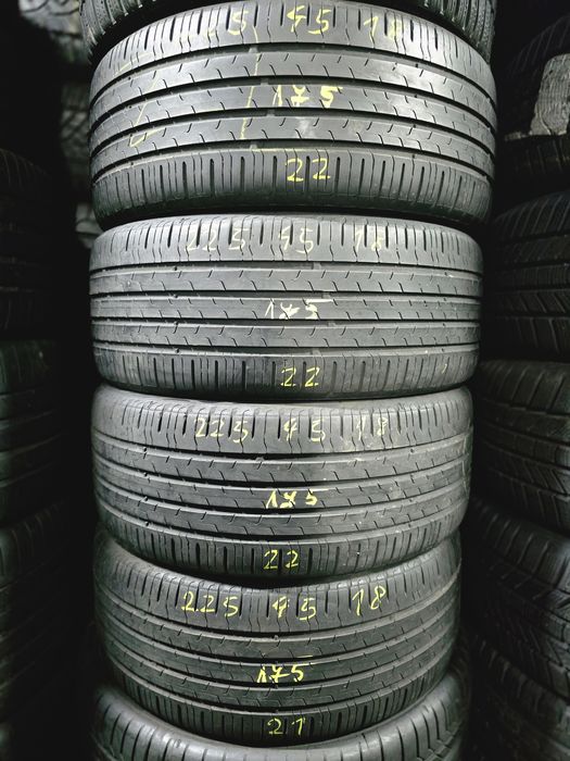 4x 225/45/18 VARA CONTINENTAL 2021 Stare excelentă