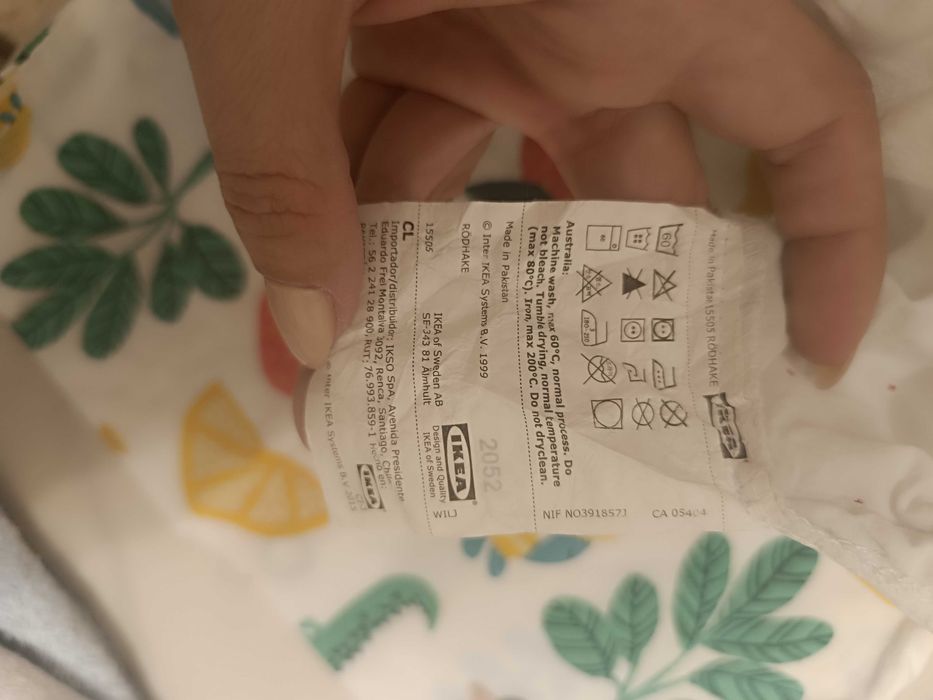 Детски чаршафи, възглавници, завивки от ИКЕА за матрак размер 120/60