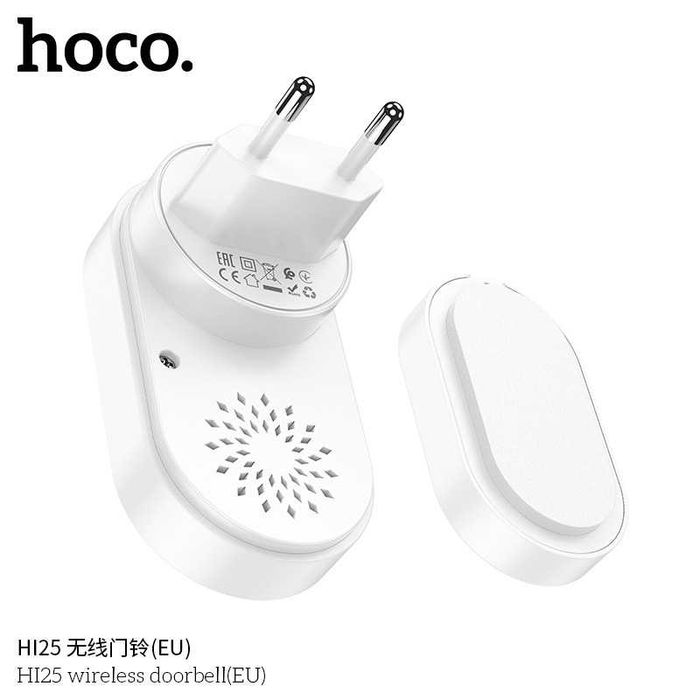 Hoco HI25 Беспроводной дверной звонок Wireless doorbell (евростандарт)