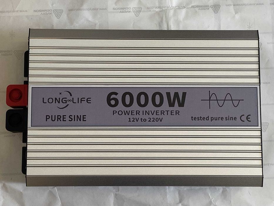 6000w 12v/24v Invertor Sinus Pur Auto-Rulota-Panouri Solare Unda Pura