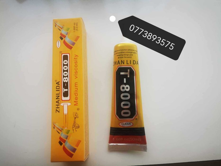 Tub Adeziv lichid T8000 50ml transparent reparastii gsm capace spate