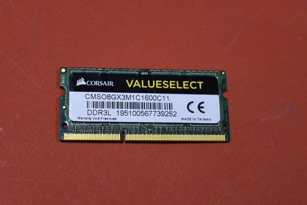 Памет 8GB DDR3L SODIMM 1600 CORSAIR Value Select