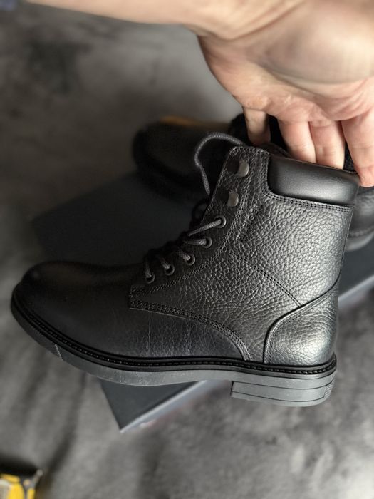 Tommy Hilfiger Outdoor ghete piele neagra interior captusit 41 noi