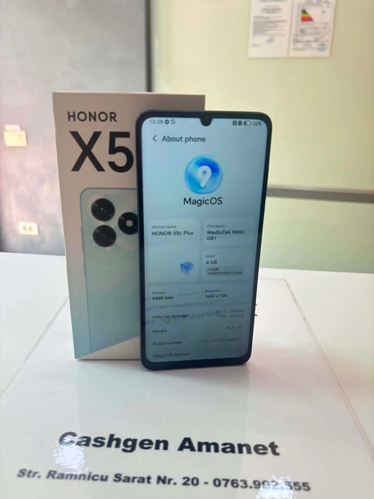 Honor X5c Plus 128gb Magazin CashGen