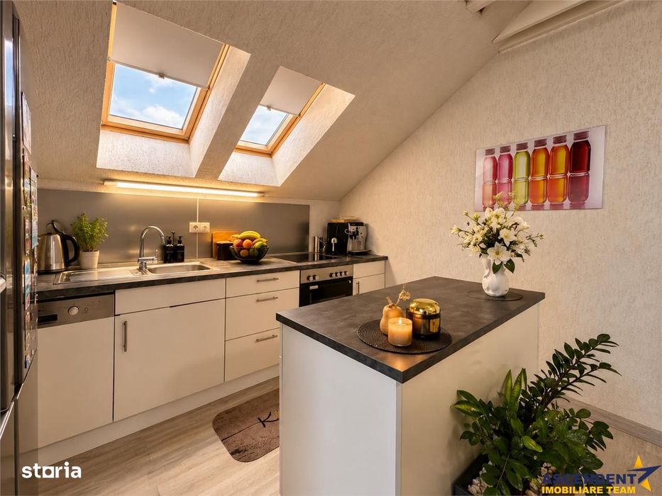 Penthouse elegant, terasa panoramica, 146mp, parcare privata, Unirii,