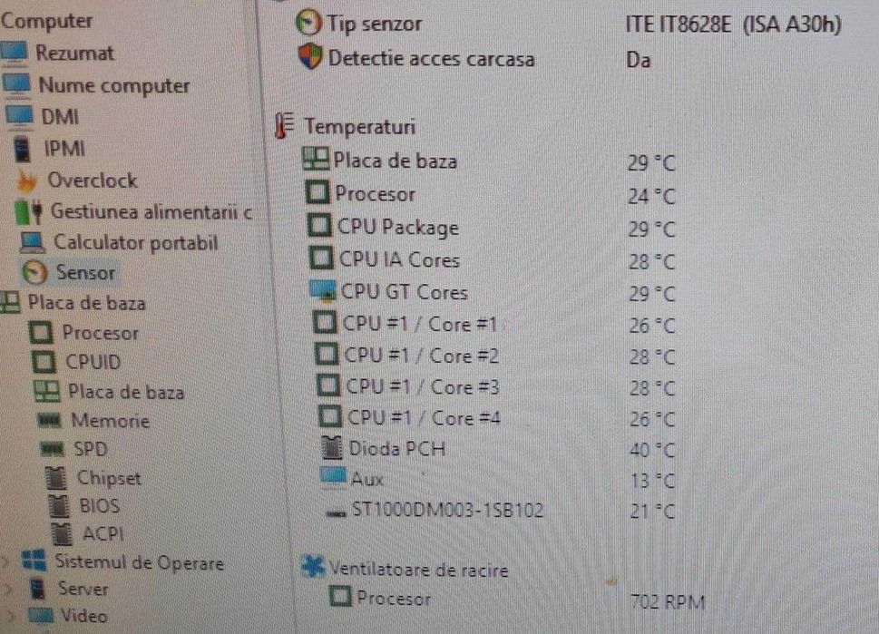 Unitate PC i5 7400 - 3.0 GHz / 8 GB Ram/ HDD 1 TB