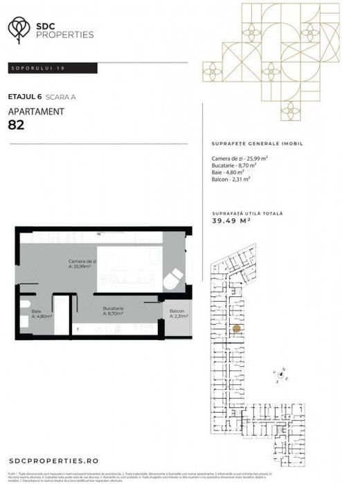 Apartament 1 camera Gheorgheni-Soporului