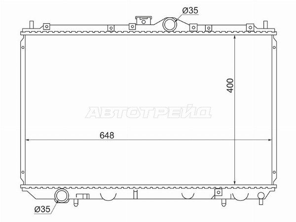Радиатор Mitsubishi Carisma