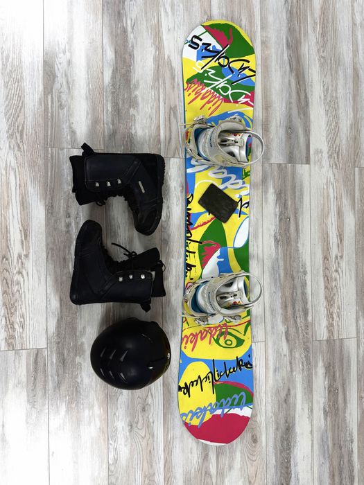 Новый сноуборд в полном комплекте