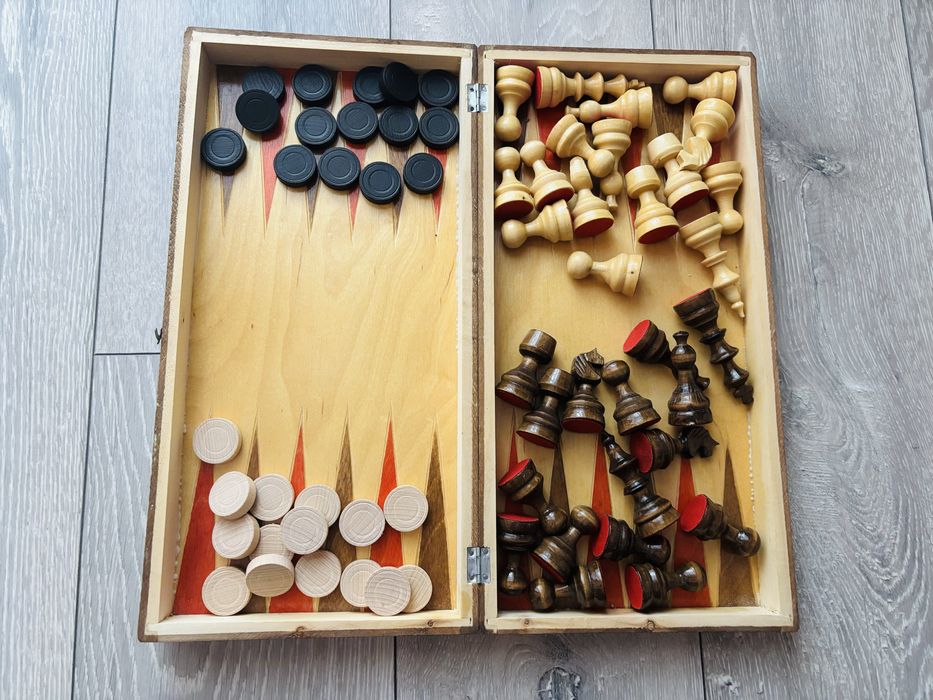 Joc Table/Sah din lemn