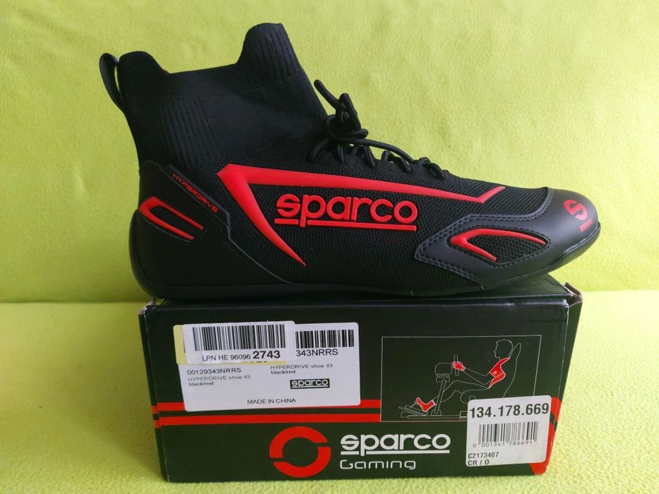 Sparco Hyperdrive-43н-НОВО-Моторджийски обувки