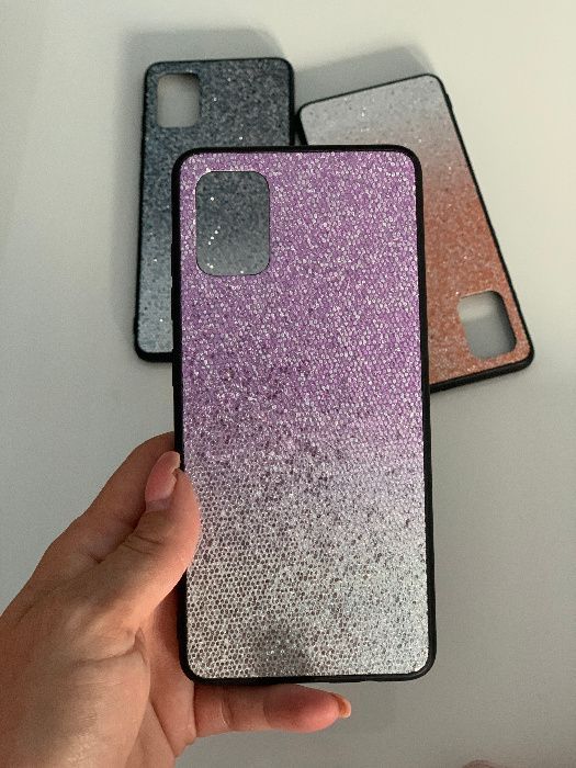 Husa cu sclipici in degrade pt. Samsung Galaxy A51 / J6 Plus / J6+