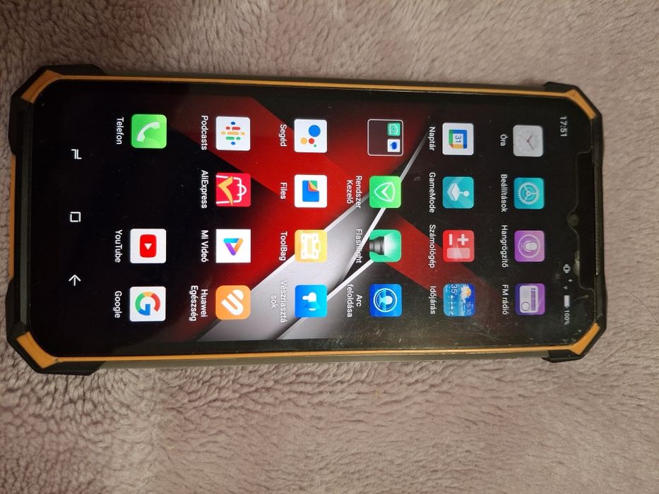 Telefon mobil Doogee S88 Plus, Dual SIM, 128GB, 8GB RAM, 4G, Fire Oran