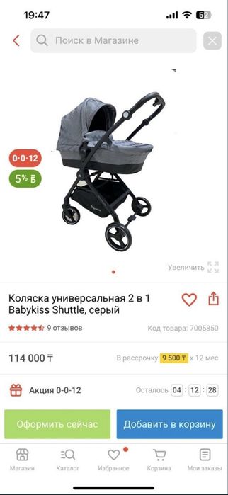 Коляска Babykiss 2 в 1