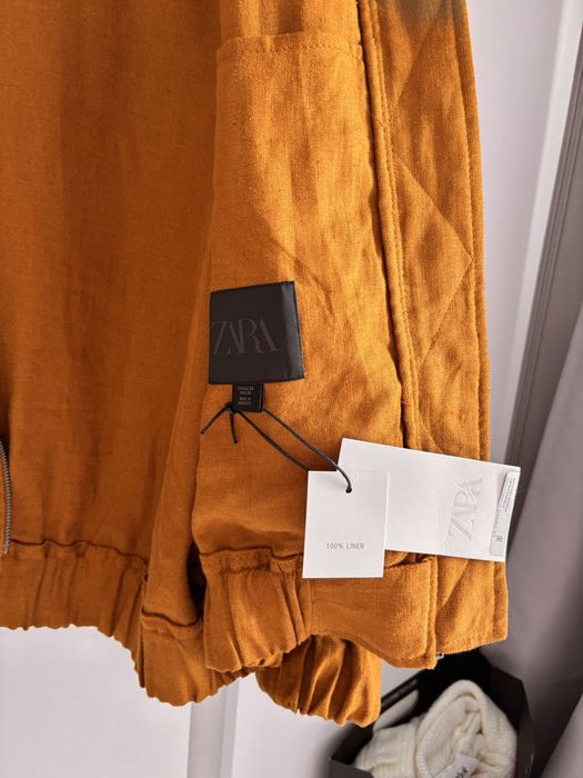 Ветровка/куртка Zara из материала лён 100%