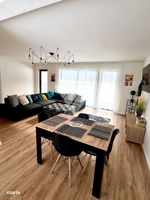 Casa pe un singur nivel 3 camere mobilata 85 mp utili Tocile, Sibiu