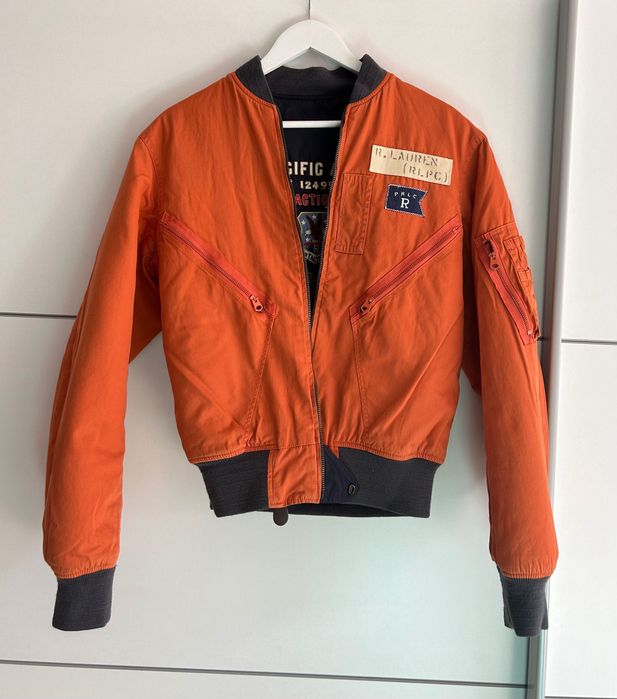 Ralph Lauren L2 Bomber navy двулицево яке