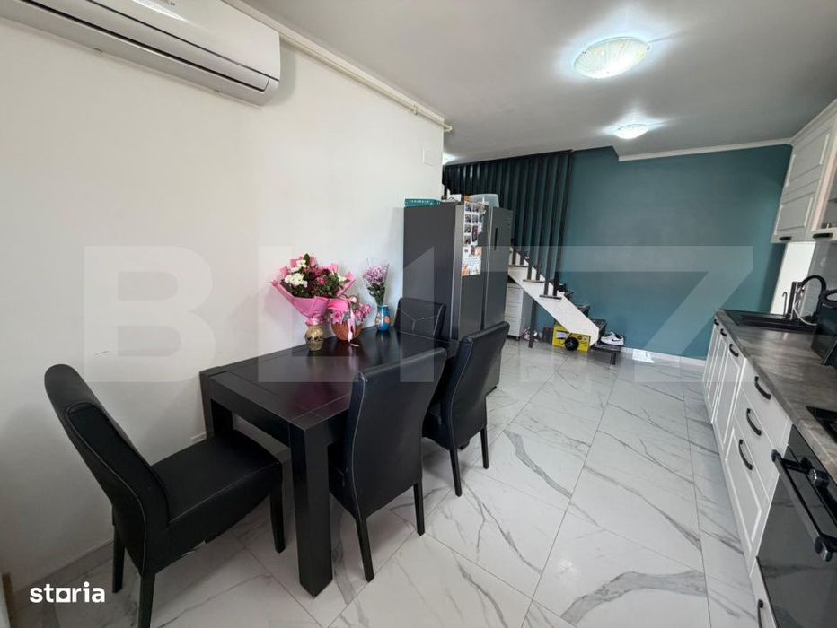 Apartament cu scara interioara, 100 mp, boxa si garaj, zona Central