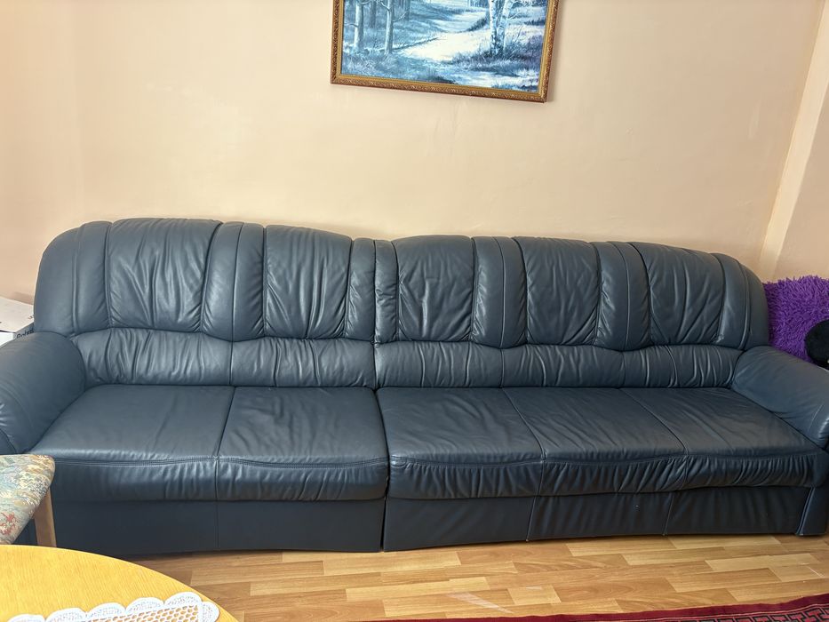 Canapea piele sufragerie