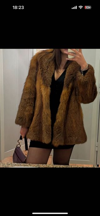 Haină de blană de vulpe.(Red Fox)