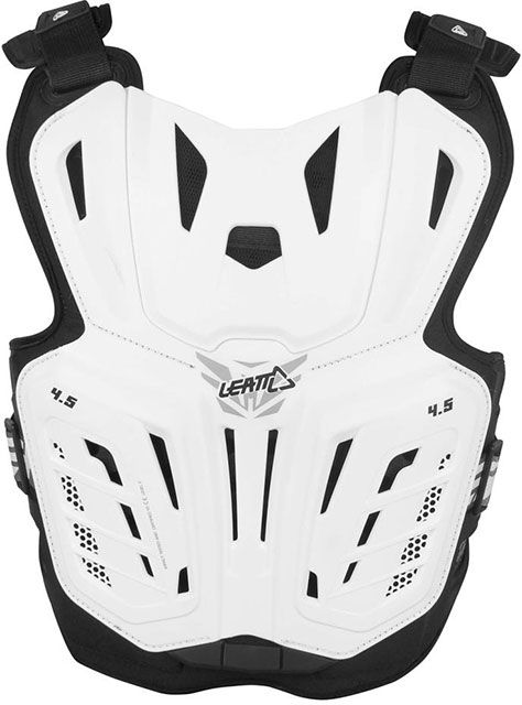 Leatt нагръдник 4.5 Бял и Черен протектор мотокрс ендуро нов Мото Мото
