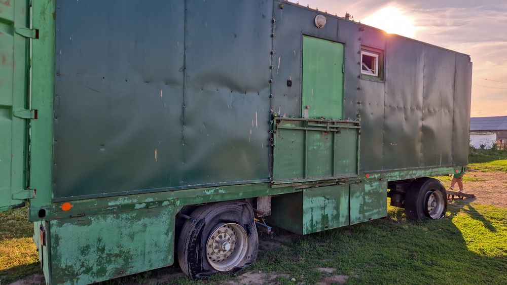 Баня прицеп на колёсах