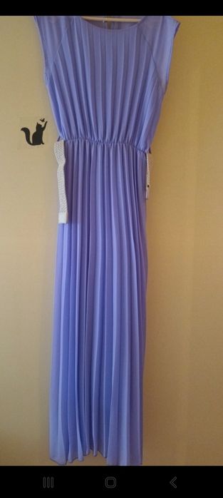 Rochie lunga lila eleganta