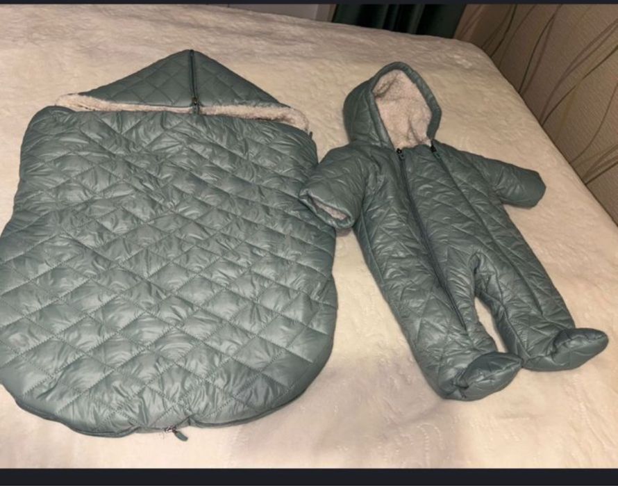 конверт с комбинезоном зимний