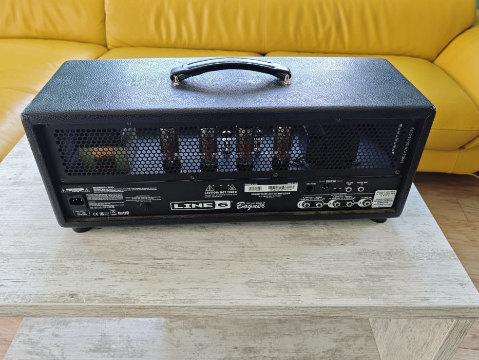 Line 6 Spider Valve HD100 Bogner + FBV Shortboard + нови JJ 6L6 лампи