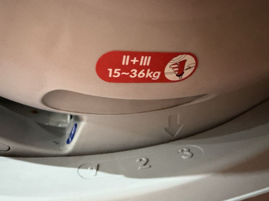 Столче за кола KikkaBoo - 4in1, с IsoFix, 0-36 kg, розово