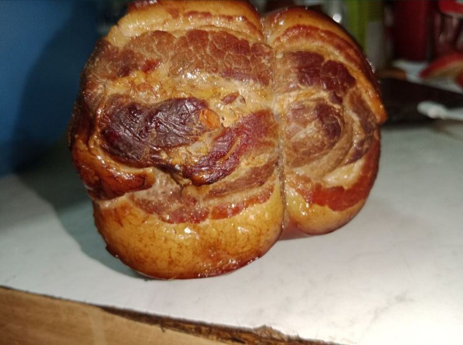 Сало домашний копчёное