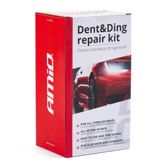Kit de reparatie indoituri caroserie Dent& Ding, Amio