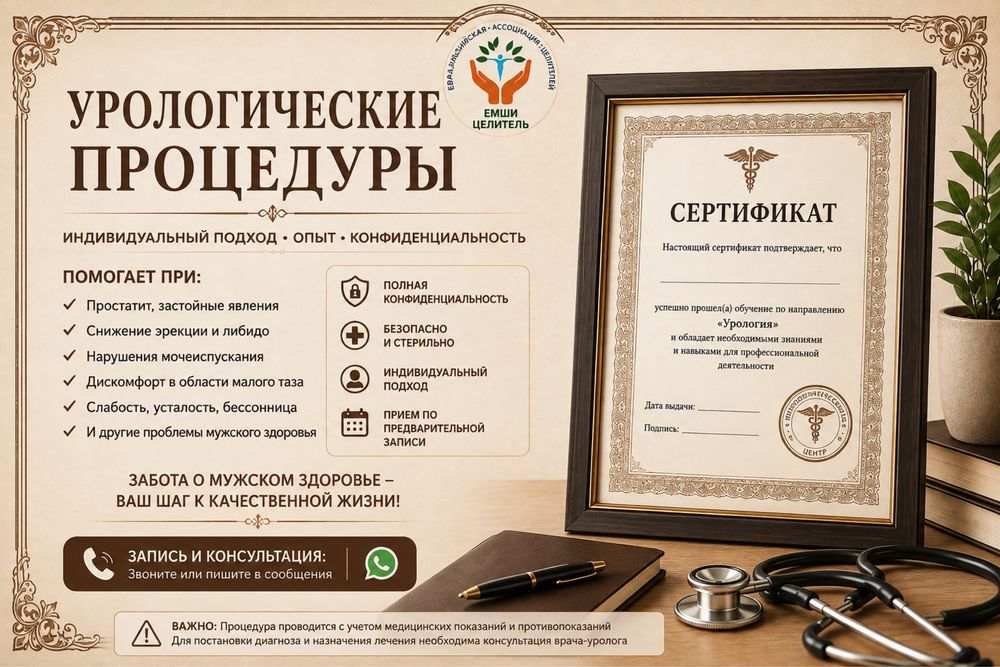 Урологические процедуры Массаж