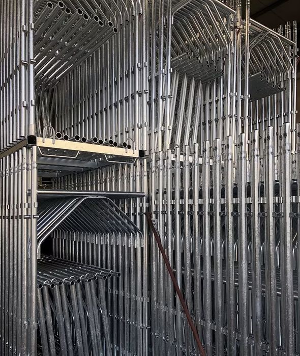 Schele metalice, tronson complet, cadru H, popi , platforma podina