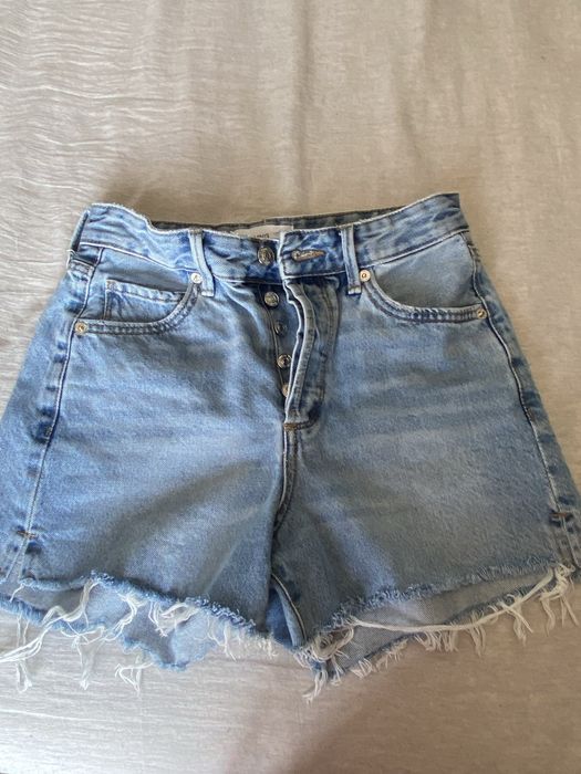 Дънков къс панталон