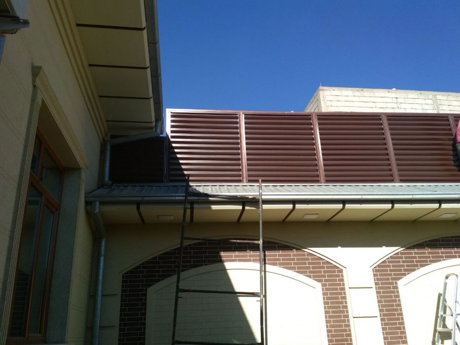 ЖАЛЮЗИ металлические забор jalyuzi парапет