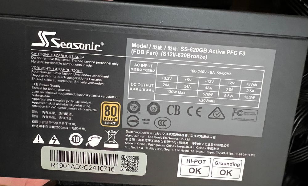 Kit PC Ryzen 5 2600 3.4GHz + GTX 1660 Ti +ASRockB450 + 16GbDDR4 + 620W