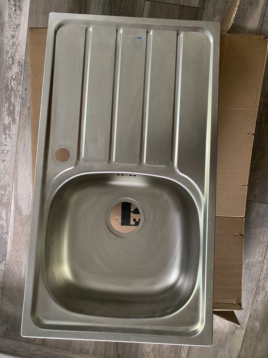 Chiuvetă bucătărie inox Franke 78x44 cm cu picurător dreapta– NOUĂ