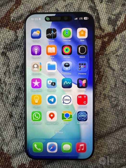 Apple 17 pro max xolati yaxshi eSIM 256
