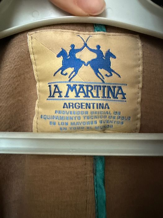 Sacou La Martina gri marimea 42 S blazer original elegant