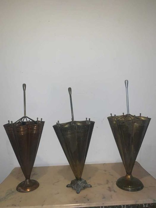 Suport de umbrele din alama/cupru vintage