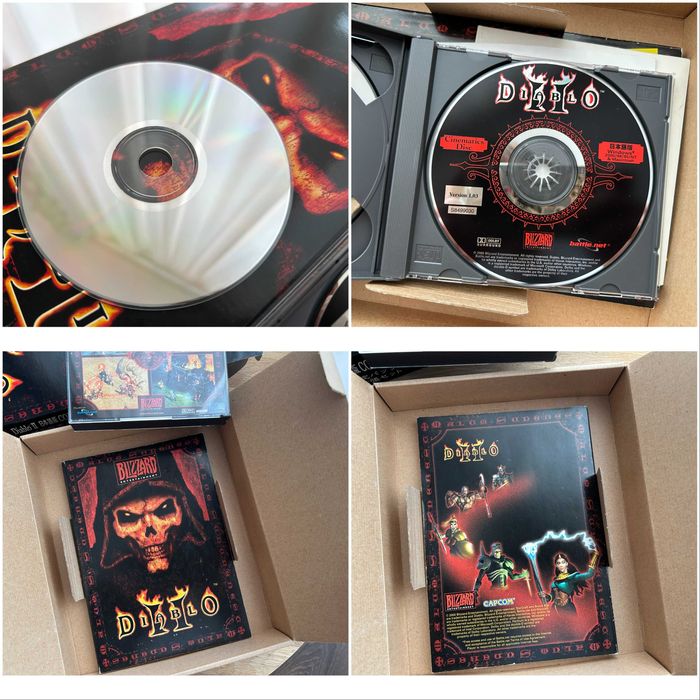 Diablo II PC Big Box - ediție japoneză de colecție, cu expansion și artbook