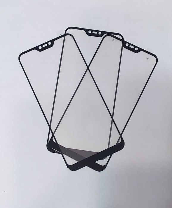 Стъклен протектор и силиконов кейс за Xiaomi Redmi 6 Pro 3 броя