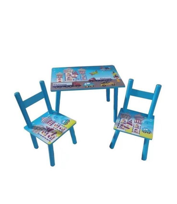 Set masuta lemn cu 2 scaune