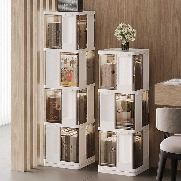 Книжный шкаф, 4 уровня, для хранения книг и других предметов