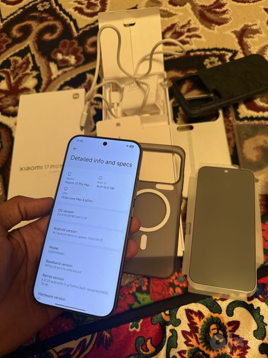 Xiaomi 17 Pro Max 16+16/512 full