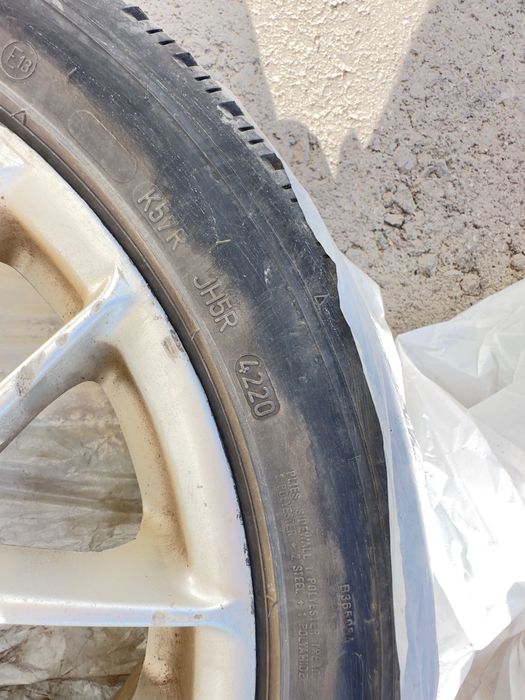 Jante BBS R17 5x112 + anvelope iarnă Dunlop 225/45/17 VW Audi Skoda