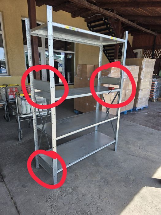 Rafturi metalice zincate reglabile 278