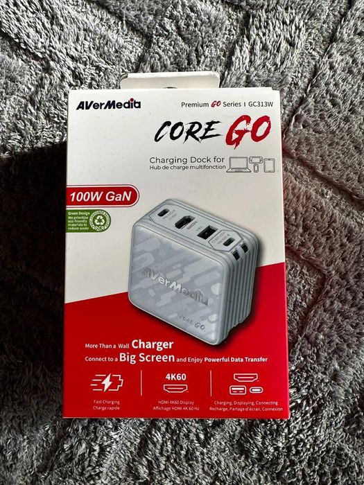 Преносимо зарядно и докинг AVerMedia за Nintendo Switch, Steam Deck